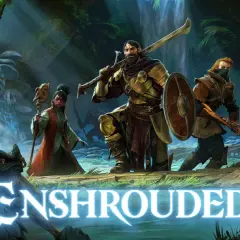 Enshrouded: trzej bohaterowie, wojownik, łucznik i czarodziejka, przygotowują się do walki w mistycznej dżungli.