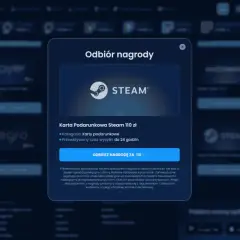 Odbierz kartę podarunkową Steam 110 zł. To świetna okazja, by kupić gry!