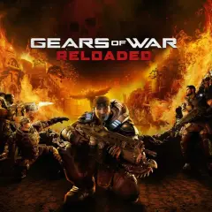 Żołnierze Gears of War walczą na tle płonącego miasta. Wyobraź sobie tę epicką strzelankę na PS5!
