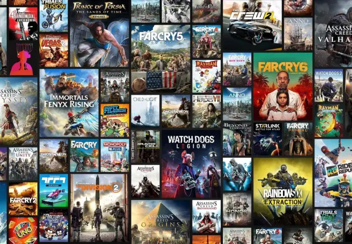 Wiele gier Ubisoft, w tym Assassin's Creed Valhalla, Far Cry 6 i Watch Dogs Legion, tworzy bogaty świat gier.