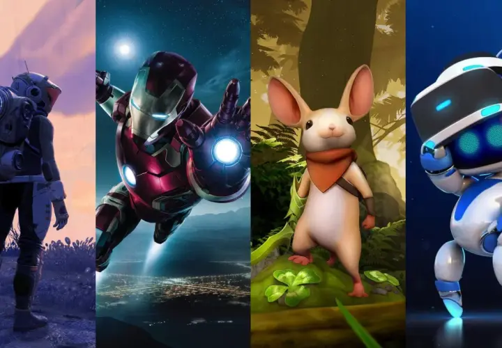 Astronauta, Iron Man, myszka i robot w goglach VR – cztery światy wciągających gier VR.
