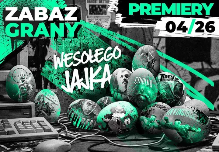 Wesołego jajka! Zobaczcie te fajne gry na telefon, ozdobione jak pisanki. Premiera 04/26.