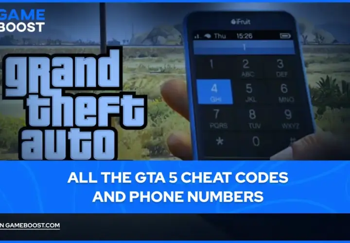 Kody do GTA 5 na telefonie. Odkryj wszystkie kody i numery telefonów do Grand Theft Auto V na GameBoost.com.