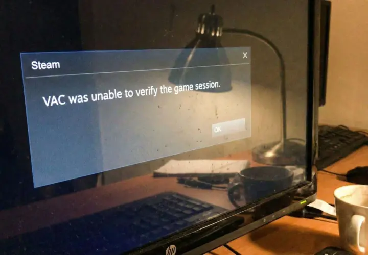 Komunikat Steam: VAC nie mógł zweryfikować sesji gry.
