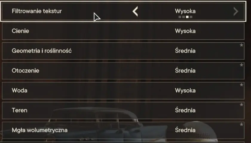 Ustawienia graficzne Far Cry 6: Filtrowanie tekstur na Wysoka, Cienie na Wysoka, Geometria i roślinność na Średnia. Sprawdzamy wymagania.