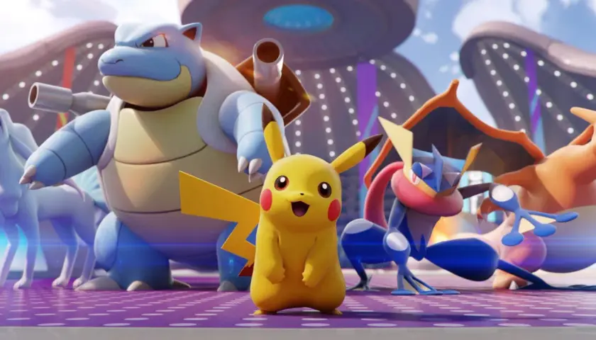 Pikachu, Blastoise, Greninja i Charizard gotowi do walki w grze na Nintendo Switch. Szukasz darmowe gry na nintendo switch?