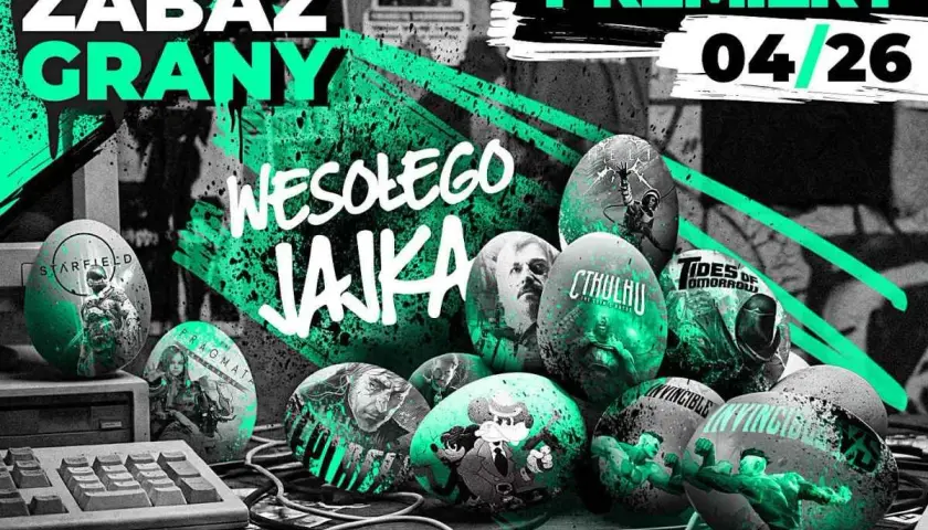 Wesołego jajka! Zobaczcie te fajne gry na telefon, ozdobione jak pisanki. Premiera 04/26.