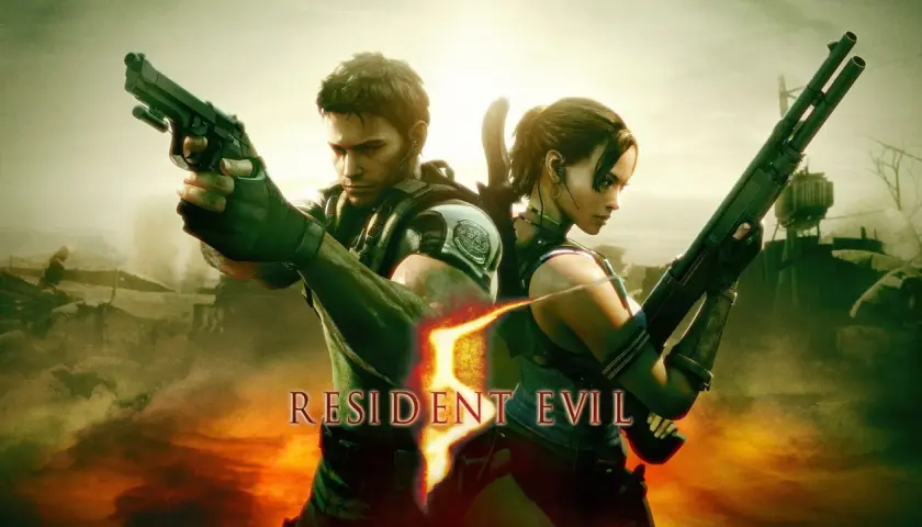 Chris i Sheva z Resident Evil 5 Remake gotowi do walki z zagrożeniem.