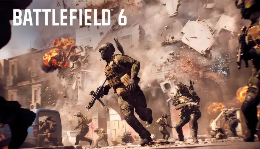 Żołnierze w akcji na tle zniszczeń. Sprawdź Battlefield 6 wymagania PC, by dołączyć do walki!