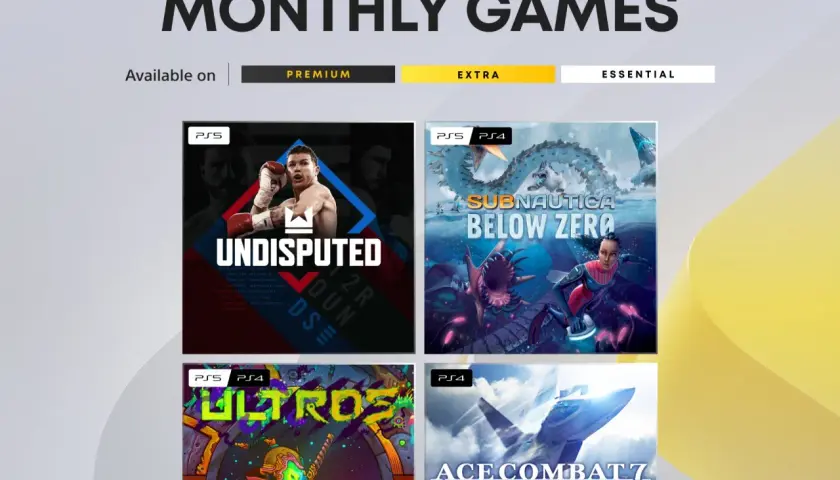 Gry w ramach PS Plus na luty 2026: Undisputed, Subnautica: Below Zero, Ultros i Ace Combat 7.