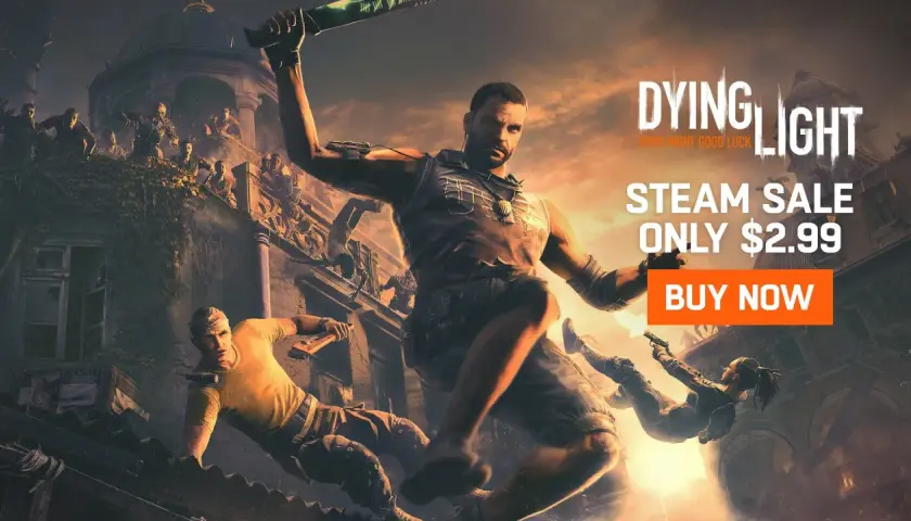 Dying Light od Techland na Steam za 2,99$. Walcz o przetrwanie wśród zombie!