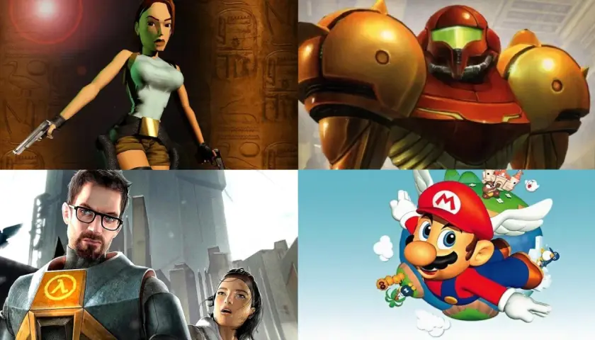 Lara Croft, Samus Aran, Gordon Freeman i Mario – ikony, które definiują **stare gry komputerowe**.