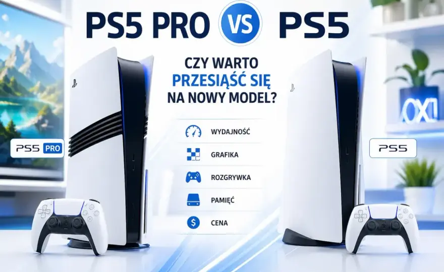 PS5 vs PS5 Pro - Porównanie różnic - Czy warto dopłacić?