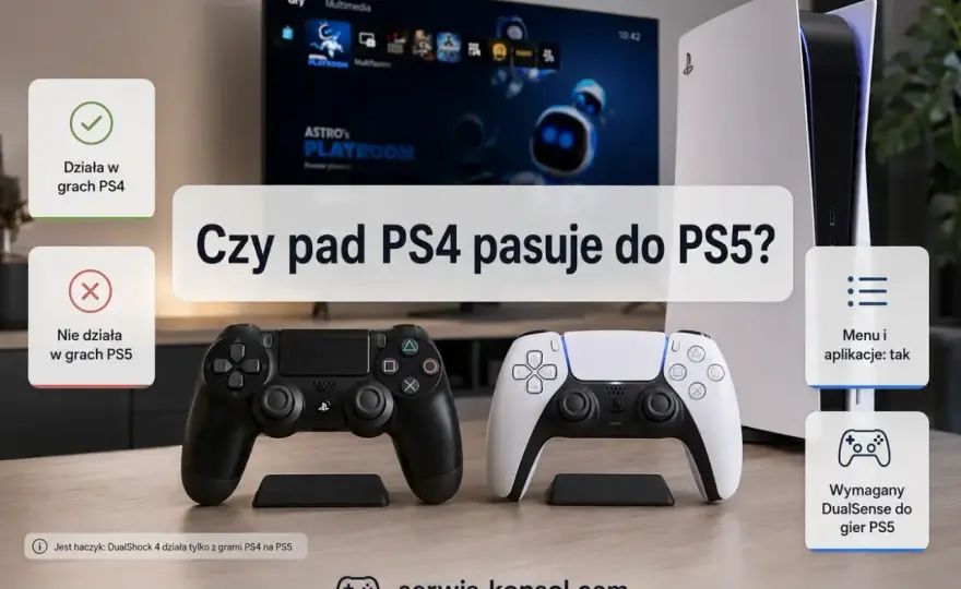 Czy pad od PS4 pasuje do PS5 - Poznaj kluczowe ograniczenie