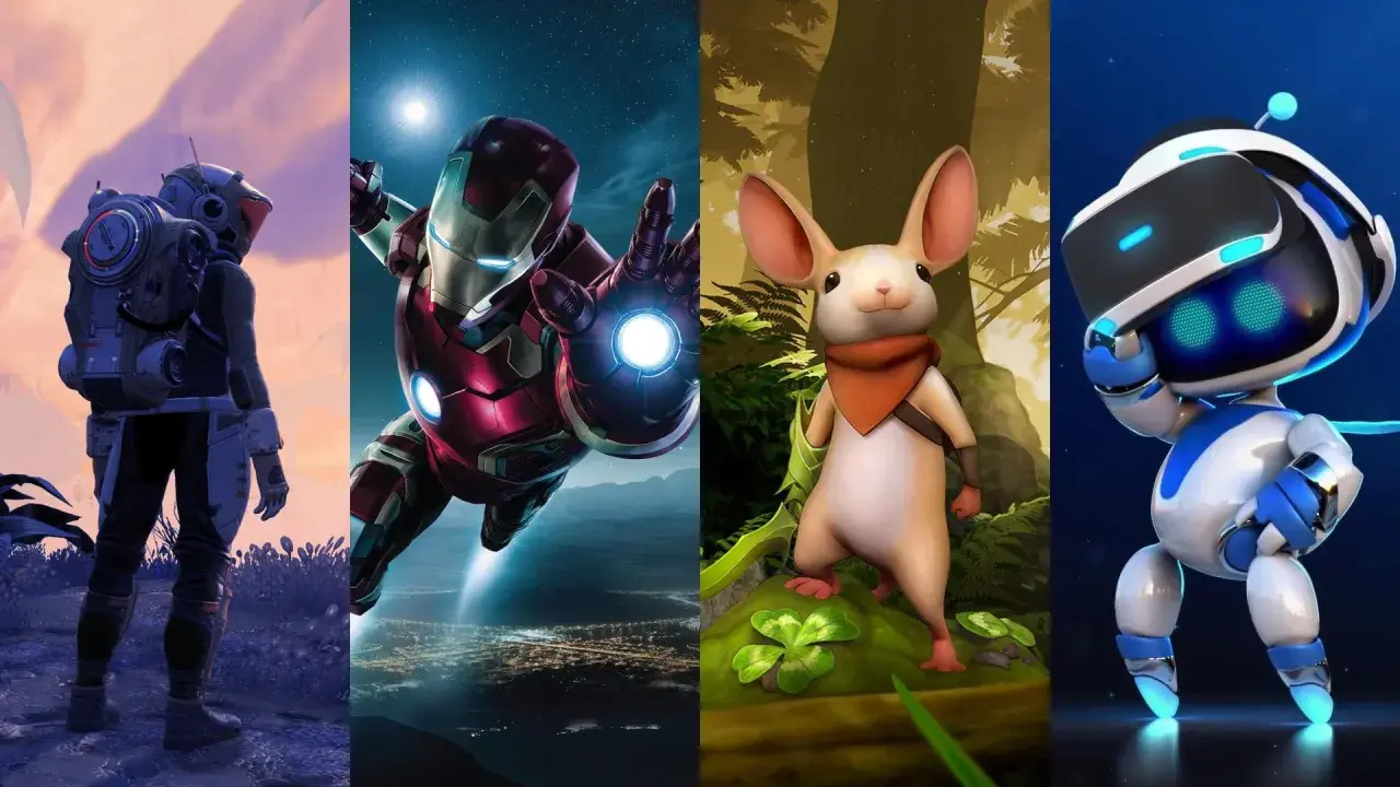 Astronauta, Iron Man, myszka i robot w goglach VR – cztery światy wciągających gier VR.