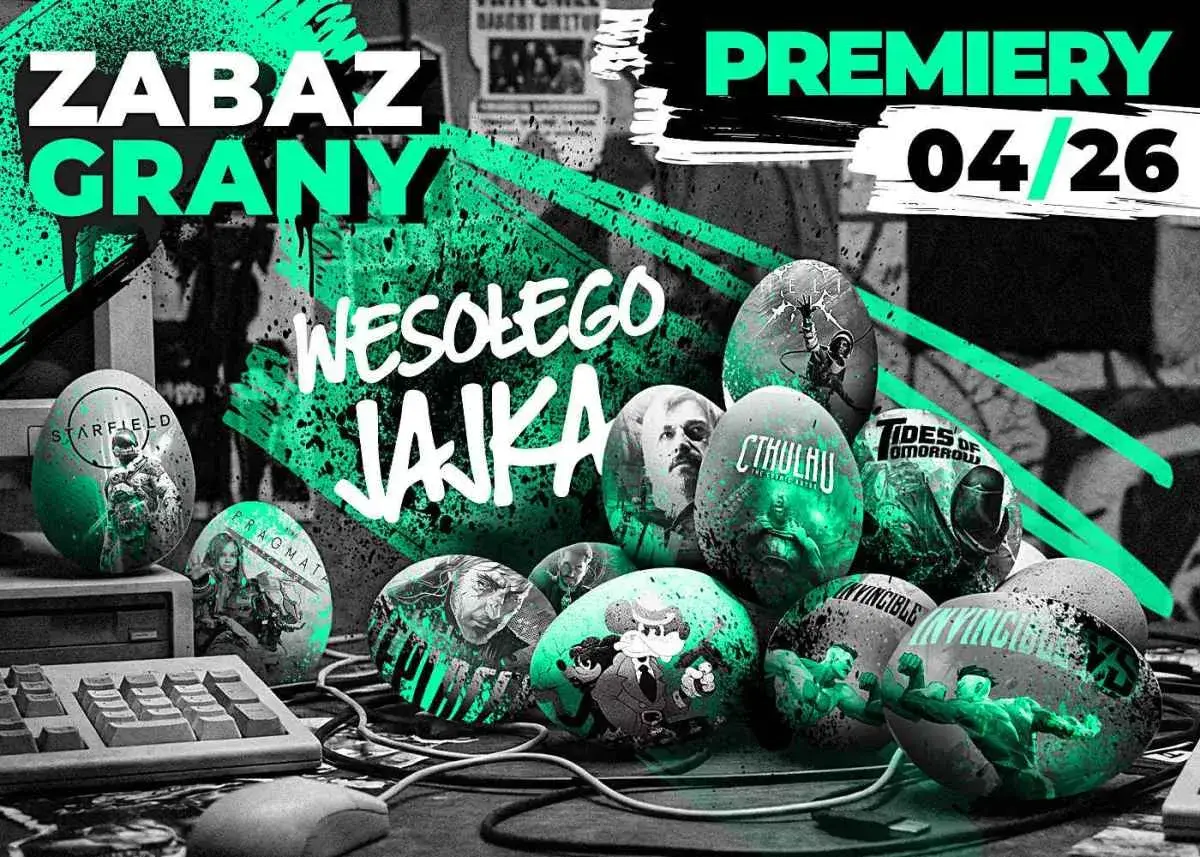 Wesołego jajka! Zobaczcie te fajne gry na telefon, ozdobione jak pisanki. Premiera 04/26.