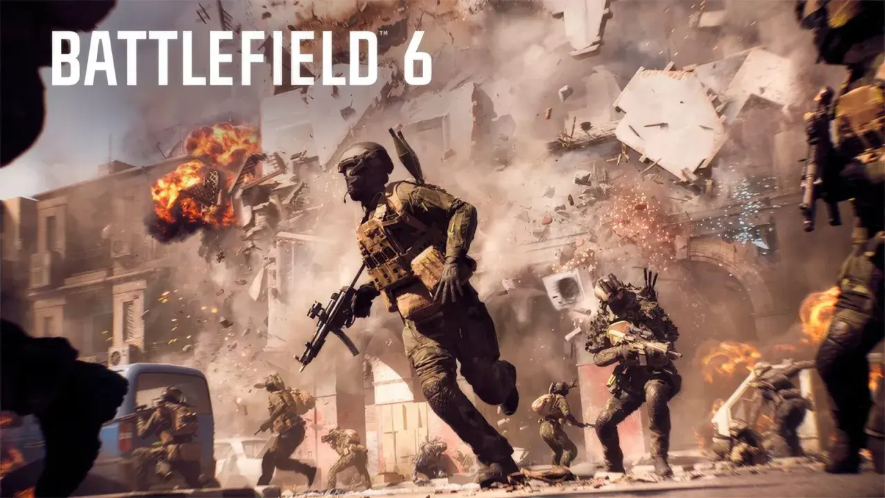 Żołnierze w akcji na tle zniszczeń. Sprawdź Battlefield 6 wymagania PC, by dołączyć do walki!
