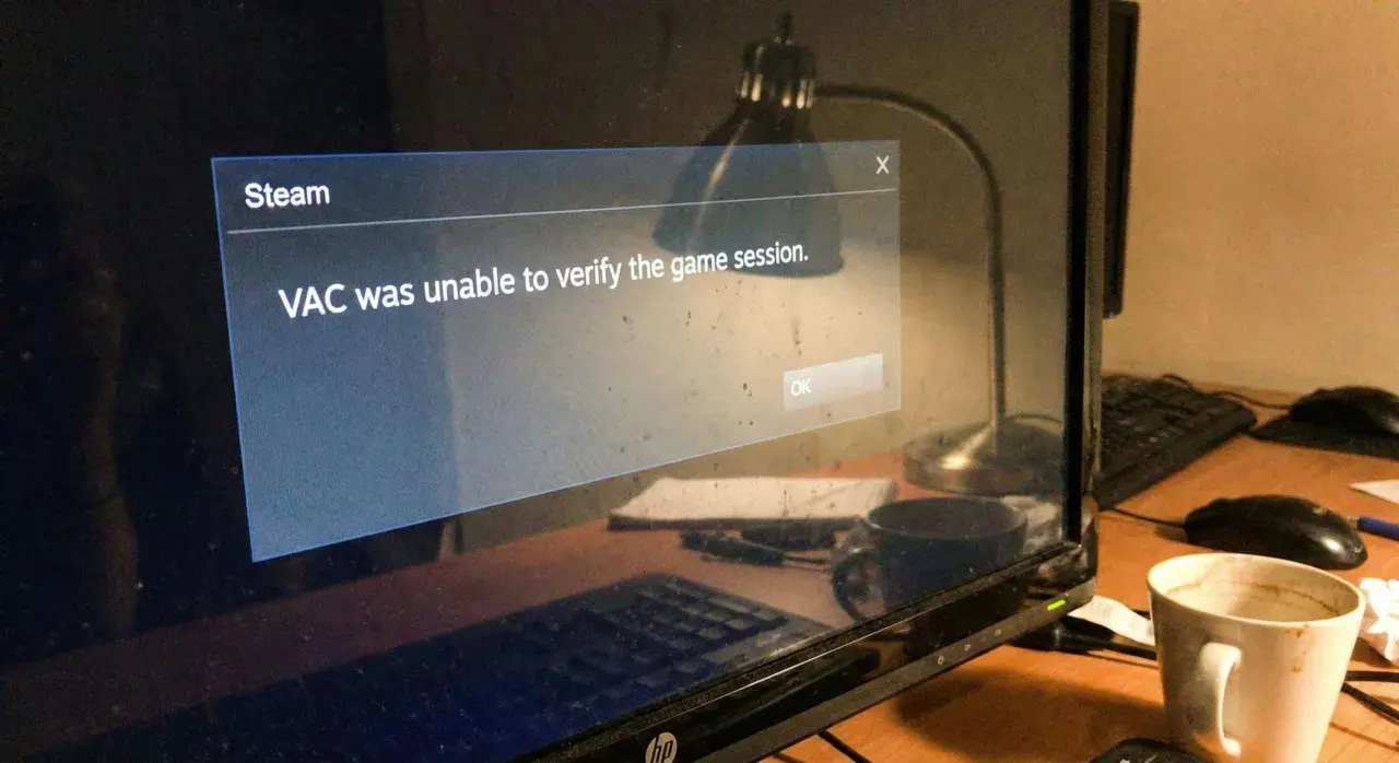 Komunikat Steam: VAC nie mógł zweryfikować sesji gry.