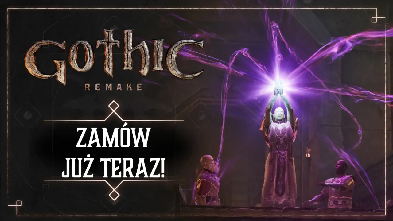 Gothic Remake: zamów już teraz! Magiczna energia otacza postacie, zapowiadając datę premiery.