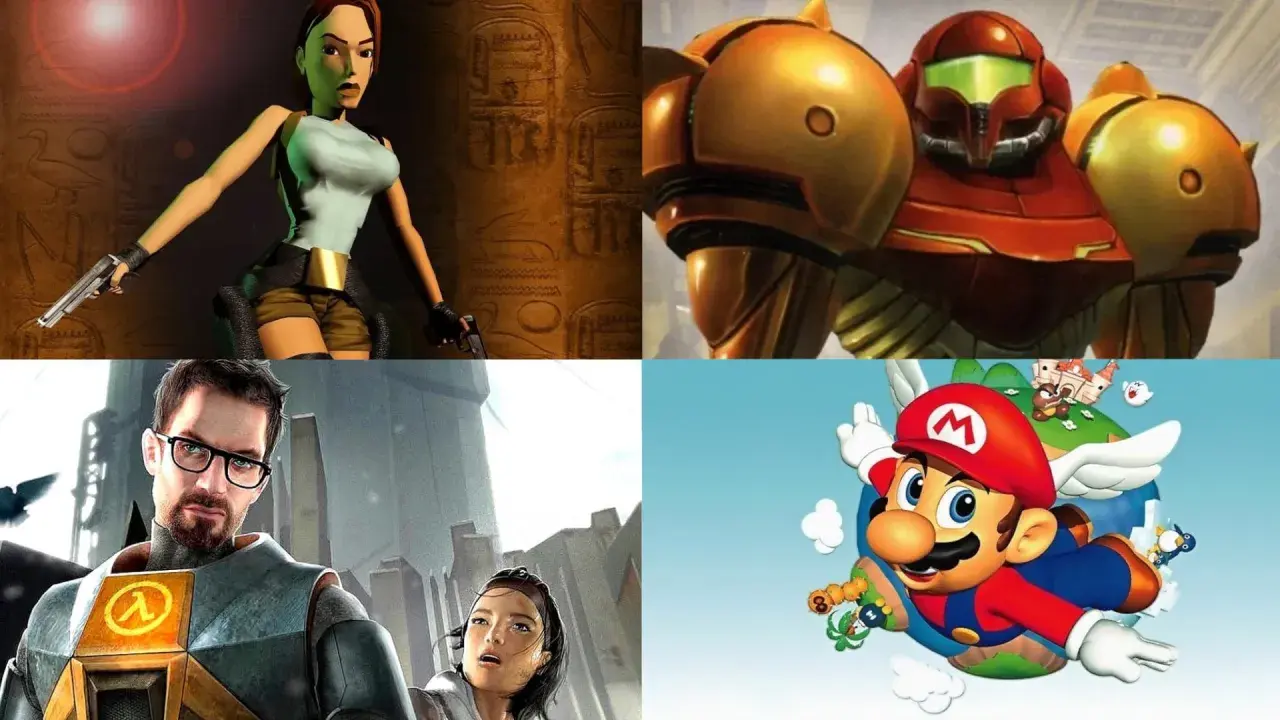Lara Croft, Samus Aran, Gordon Freeman i Mario – ikony, które definiują **stare gry komputerowe**.