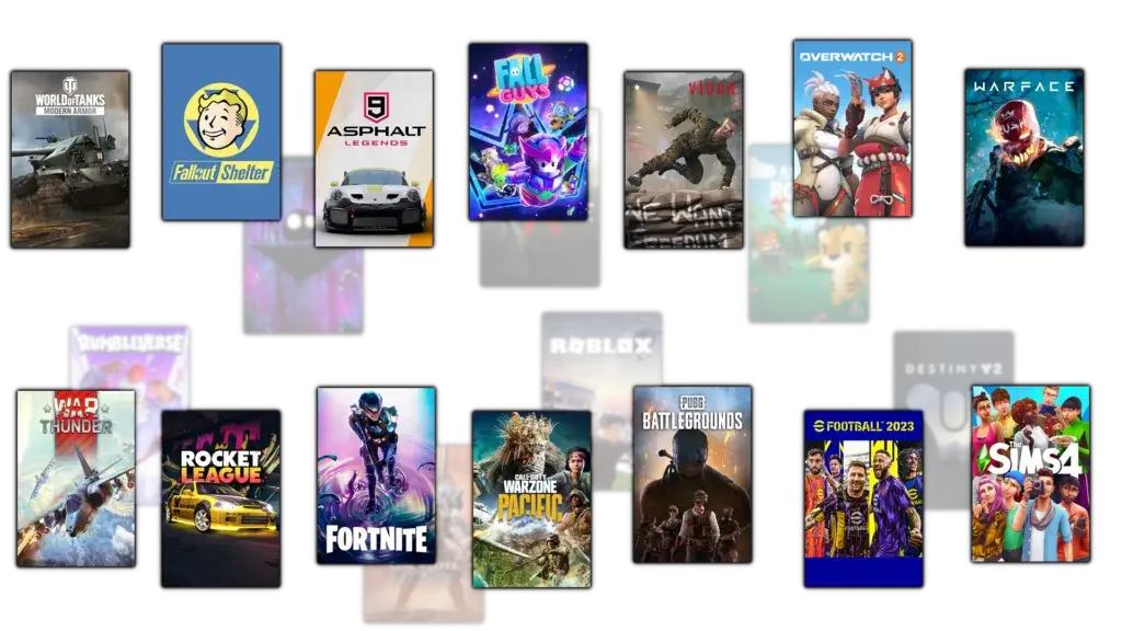 Najpopularniejsze darmowe gry Xbox One
