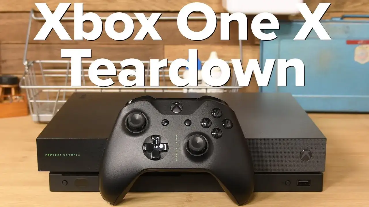 Xbox One X demontaż obudowy