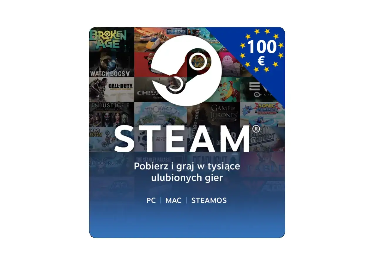 Karta Steam to klucz do tysięcy gier. Zobacz, co to jest i pobierz ulubione tytuły na PC, Mac lub SteamOS.
