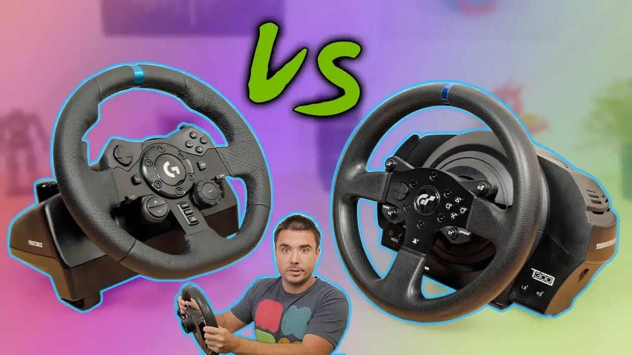 Porównanie kierownic Logitech G923 i Thrustmaster T300 RS GT