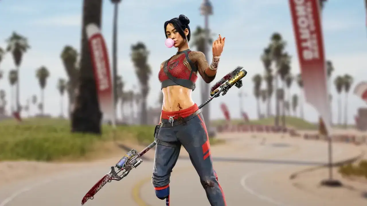 Dziewczyna z gumą i bronią, gotowa na przetrwanie. Sprawdź Dead Island 2 wymagania, by dołączyć do zabawy!