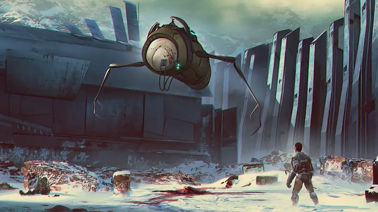 Gordon Freeman wita nowego wroga w mroźnym krajobrazie. Czy to zapowiedź Half-Life 3?