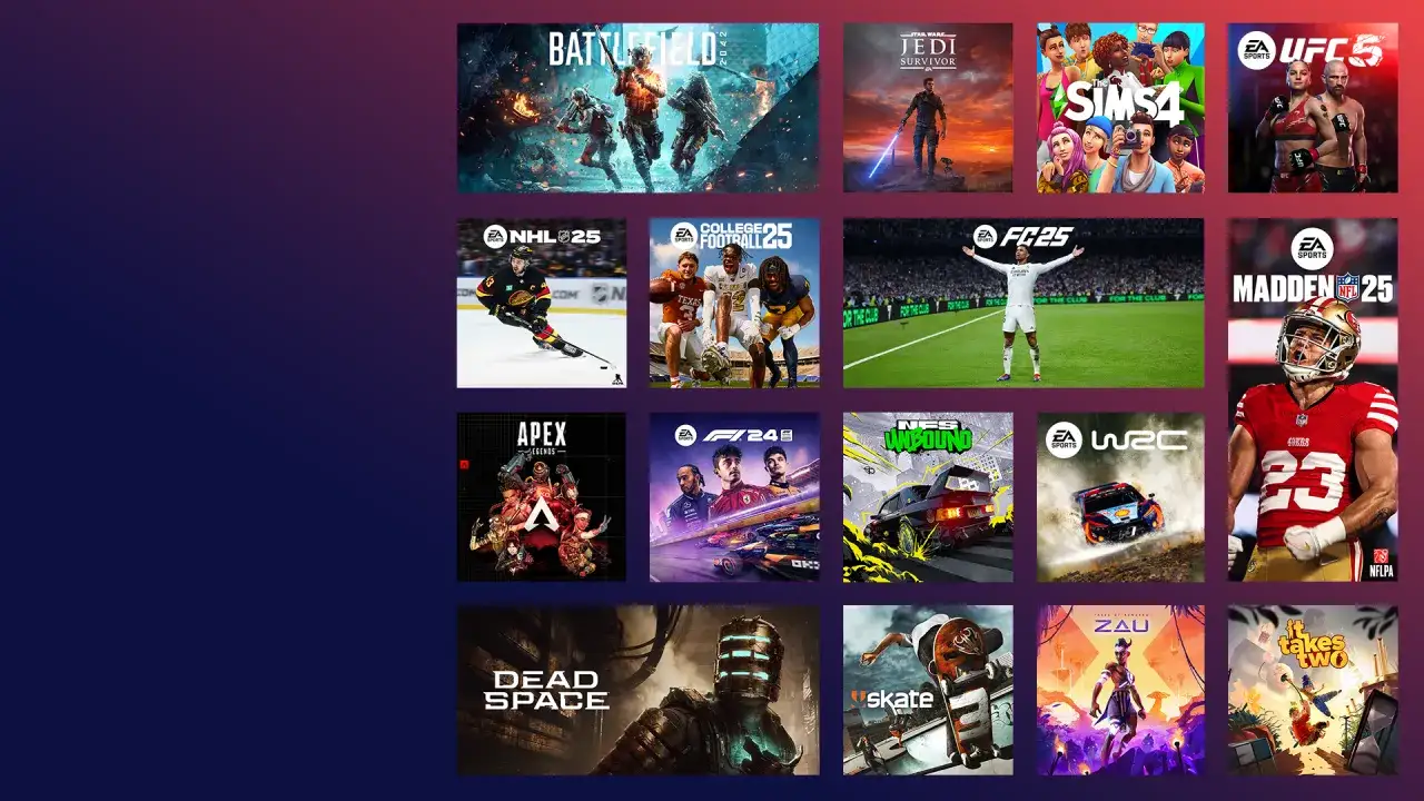 EA Play Xbox One lista gier