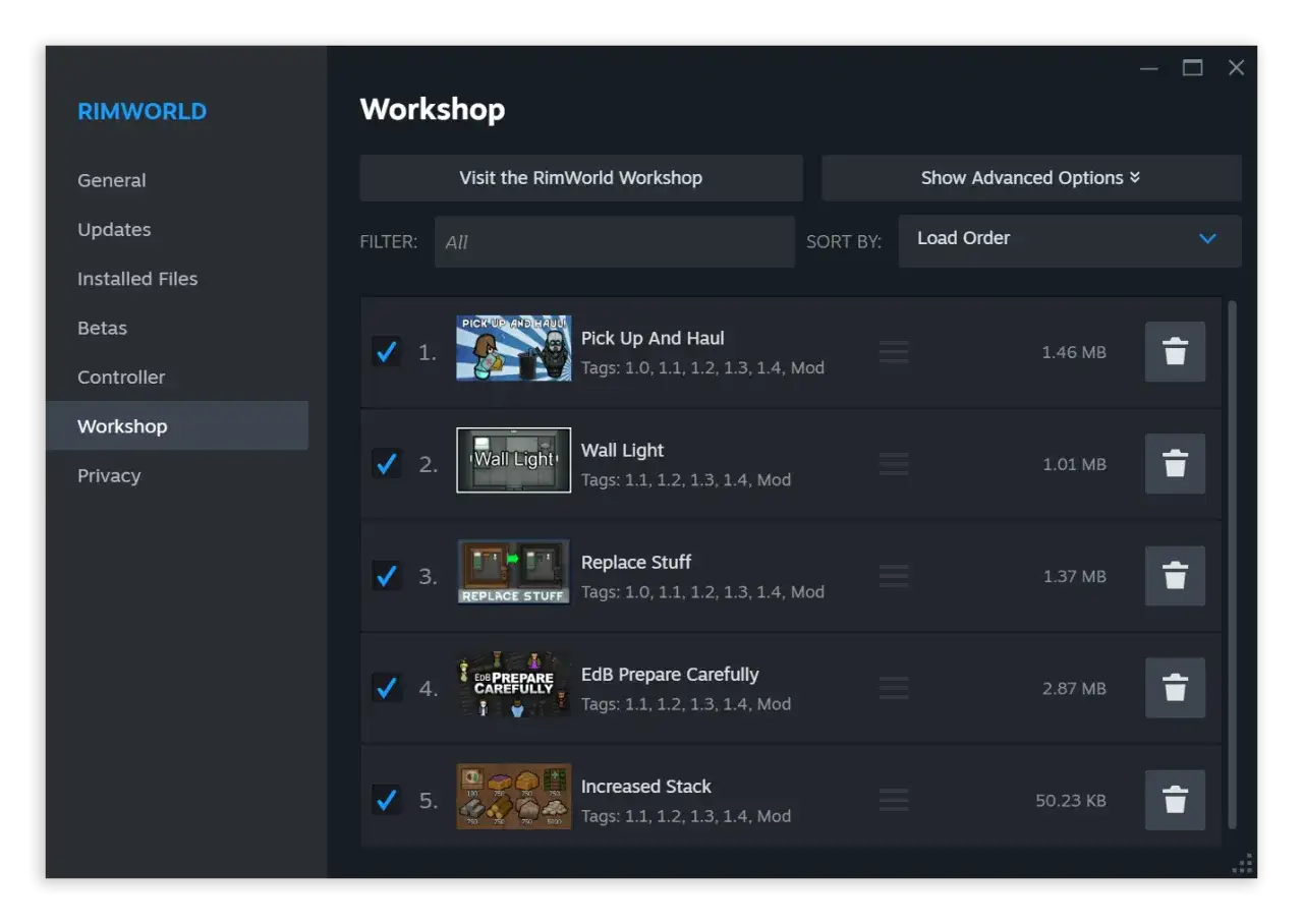Steam Workshop przykłady przedmiotów