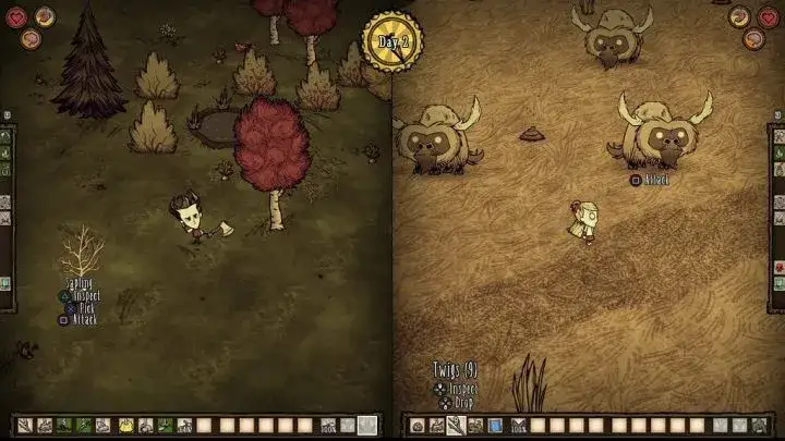 Gry kanapowe na PC split screen